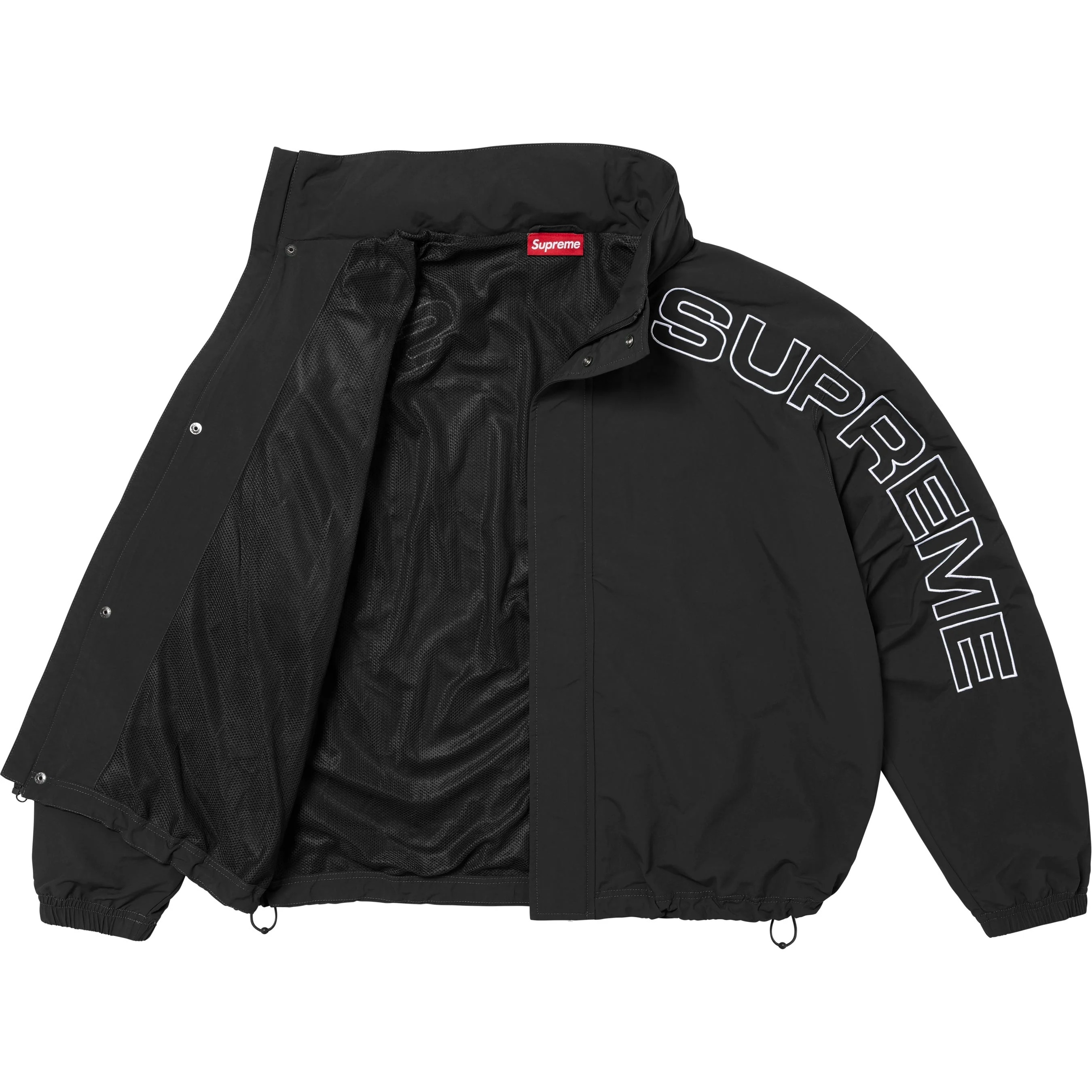 Spellout Embroidered Track Jacket view 10